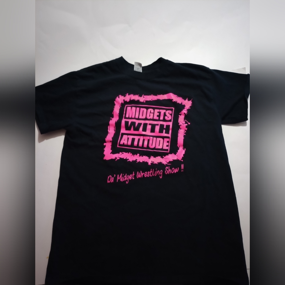 Mwa midgets with attitude da midget wrestling show medium t-shirt